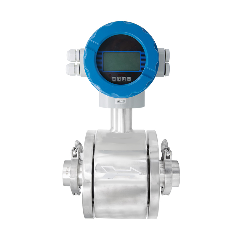 HFM100 SS316 Tri-clamp Conex&atilde;o Sanitray Tipo Medidor de Vaz&atilde;o Eletromagn&eacute;tico.jpg