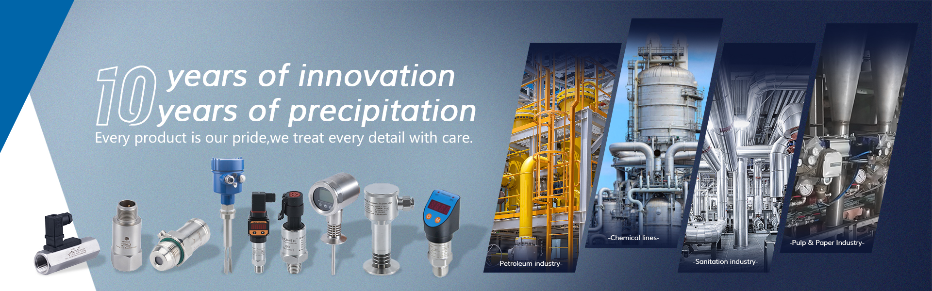 Innovative Industrial Instrumentation for 10 Years
