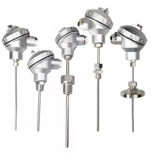 Sensor WZP PT100 /PT1000 2 fios 3 fios 4 fios com caixa de junção à prova d'água